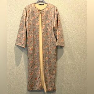 NWOT shimmery flower kimono